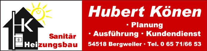 Heizung & Sanitär Hubert Könen - Bergweiler